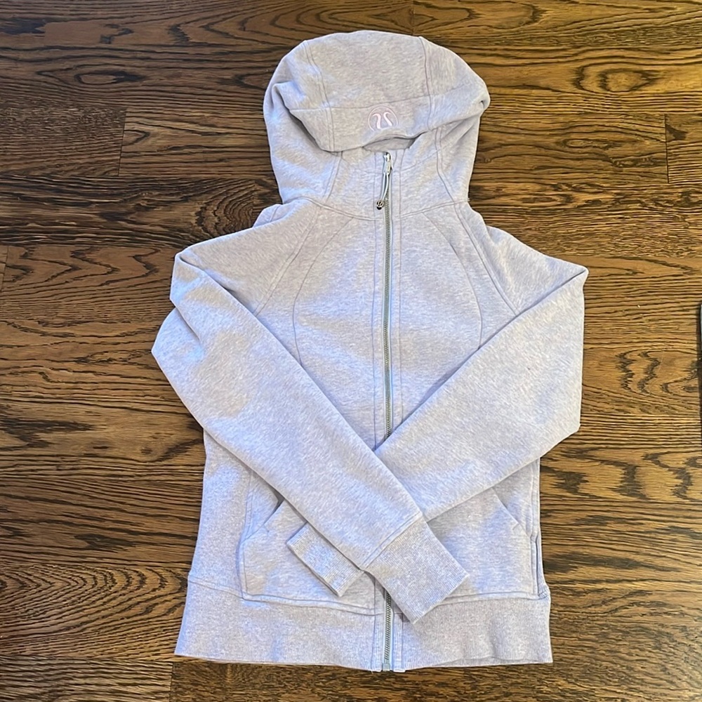 Purple Lululemon Zip Up Hoodie